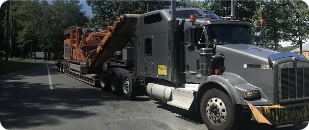 A truck ready to transport heavy weight